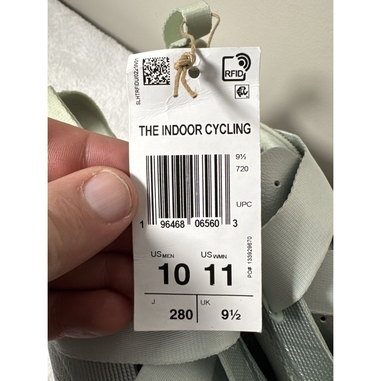 Adidas Indoor Cycling Shoes Triple Strap Grey Green Sz 10 AIG5466 New w/ Tags