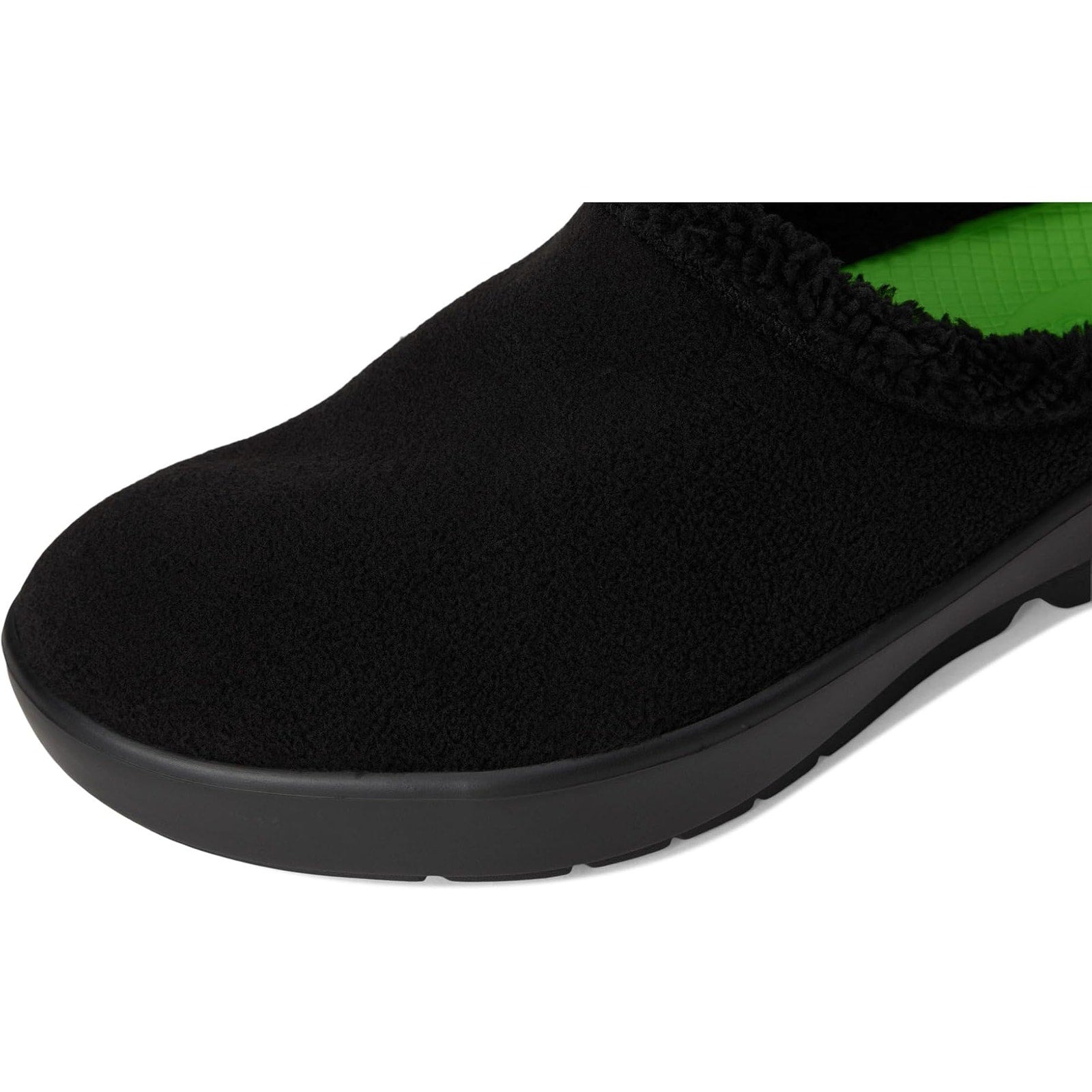 OOFOS OOcoozie Mule Black Fleece Lined Recovery Slip On Men’s Size 12