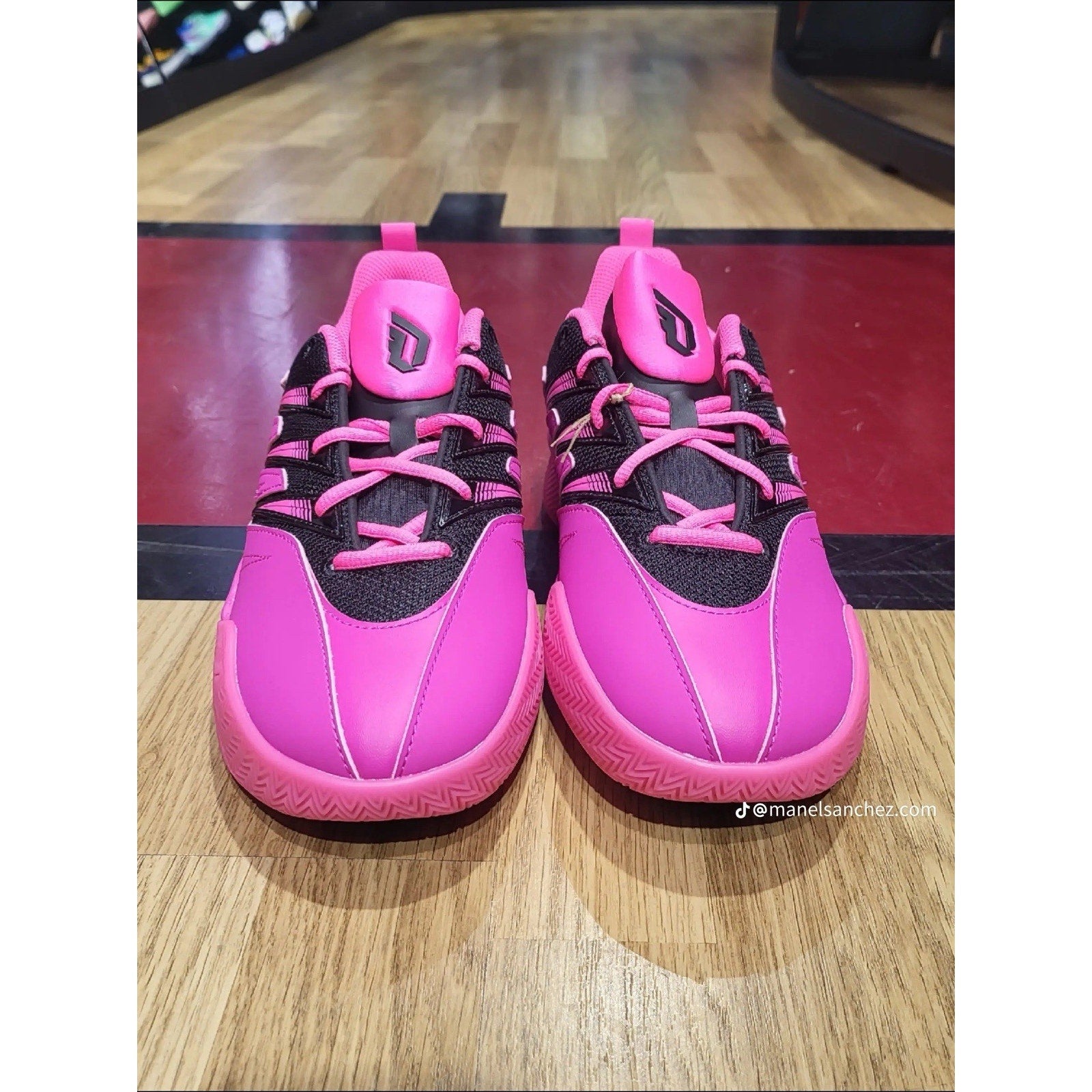 Adidas Dame Certified 3 Pink Black Basketball Shoes New Men 8.5 Women 9.5