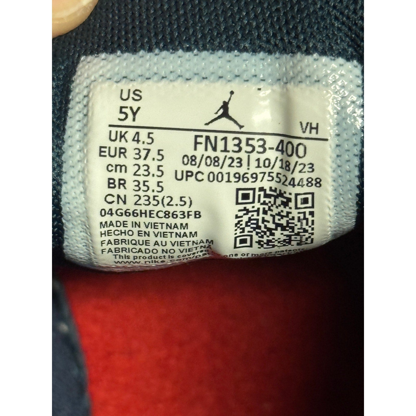 Nike Air Jordan 1 Mid SE GS Take Flight Gold Swoosh Passport FN1353-400 5Y