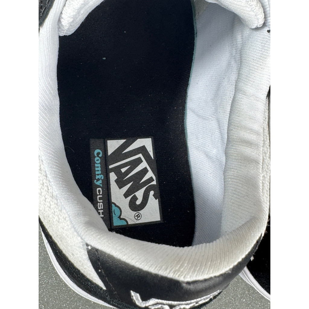Vans Sport Low Velcro Strap Black White Sneakers Men’s 13 VN721356 New