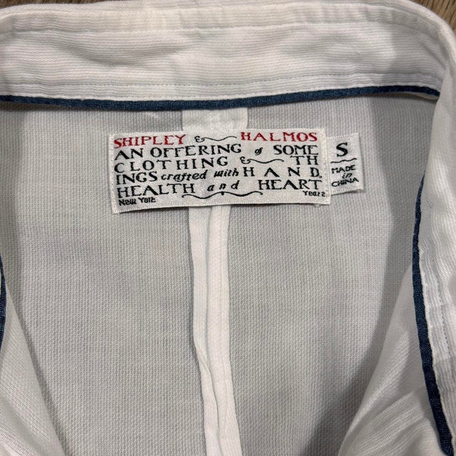 White shipley halmos short