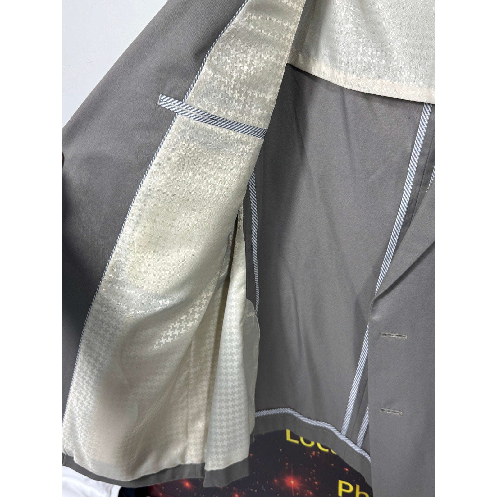 John Varvatos USA Charcoal Gray Blazer Sport Coat 44R NWT Modern Tailored