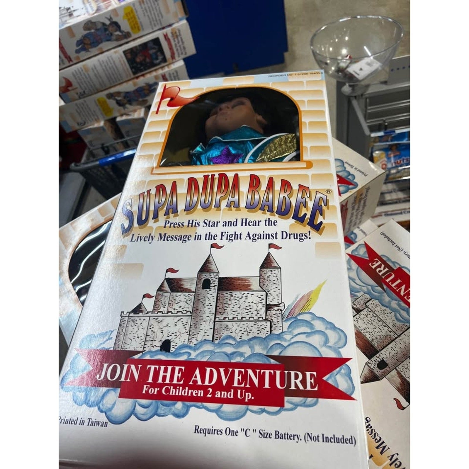 1996 SUPA DUPA BABEE Doll War On Drugs “Say No To Crack” Castleberry Toys Vntg