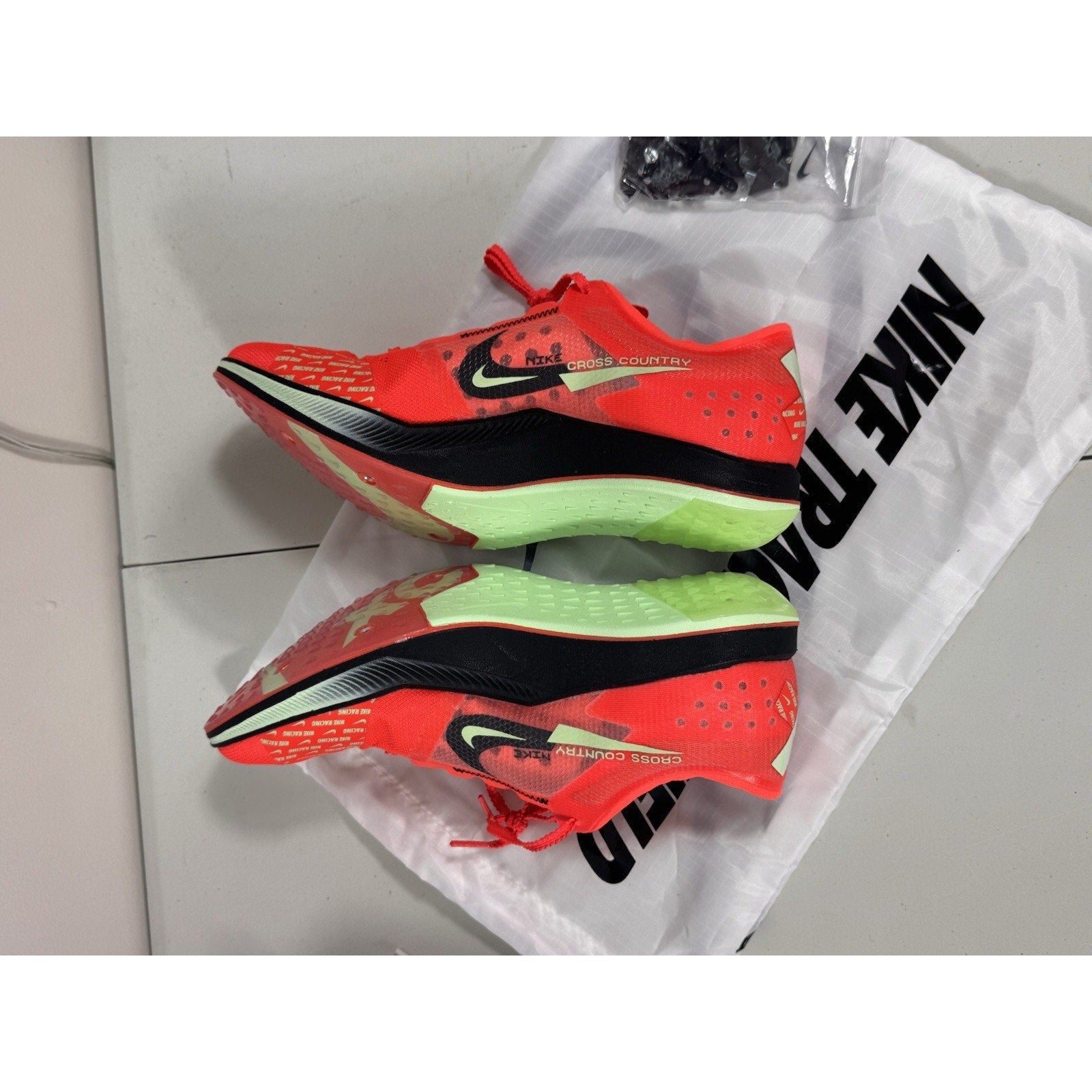 Nike ZoomX Dragonfly XC Cross Country Cleats Crimson Green DX7992-600 Size 10.5