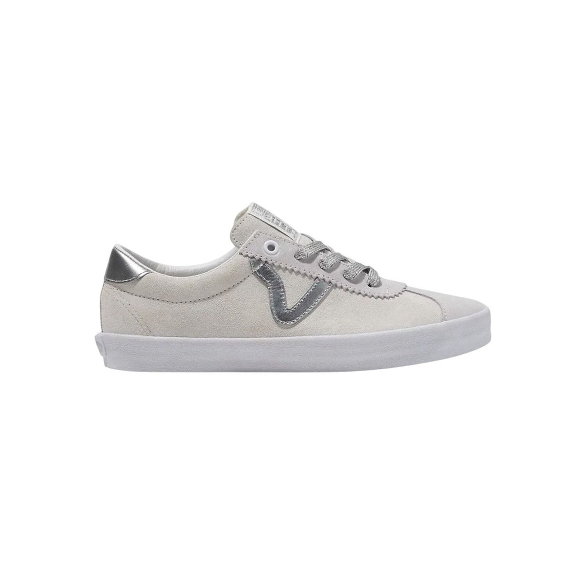 Vans Sport Low High Shine Grey Blanc De Blanc Suede Men’s 6 / Women’s 7.5