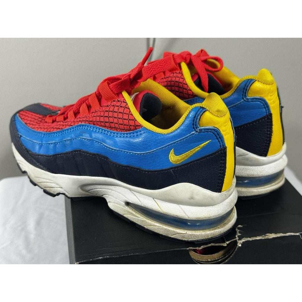 Nike Air Max 95 GS Crimson Blue Youth Sz 4.5Y AV2289-600 2018 Women's 6
