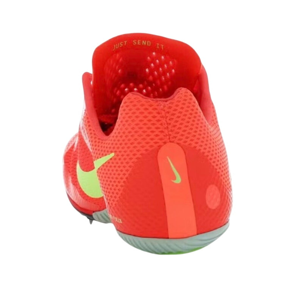 Nike Zoom Rival Sprint Track No Spikes Bright Crimson Volt FZ9663-600 Sz 11 Read