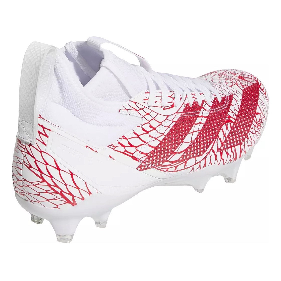 Adidas Adizero Impact Football Cleats White Red IE3976 Men’s 8.5 NWT New