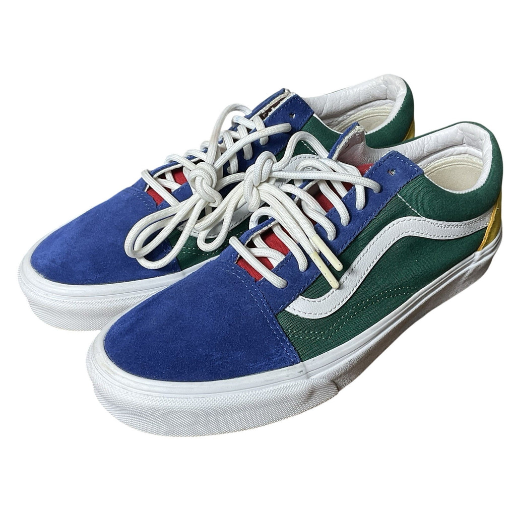 VANS Old Skool 500714 Shoes Blue Green Red Yellow Colorblock Size M/8.5 W/10