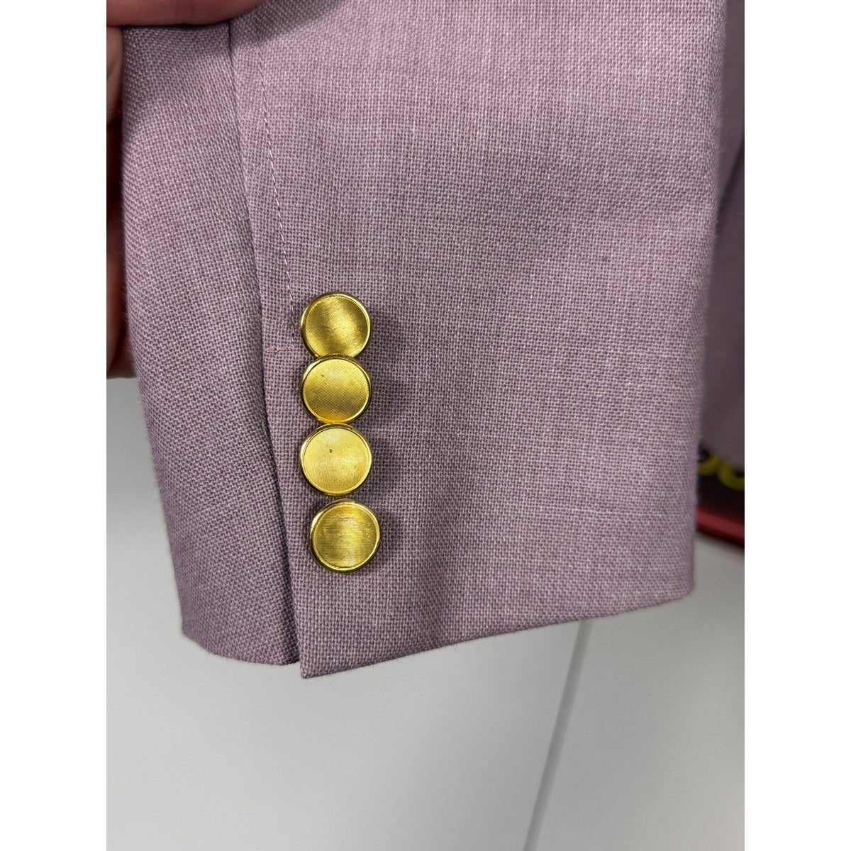 Vintage Alexander Julian Colours Lavender Blazer Sport Coat Mens USA Derby Prom