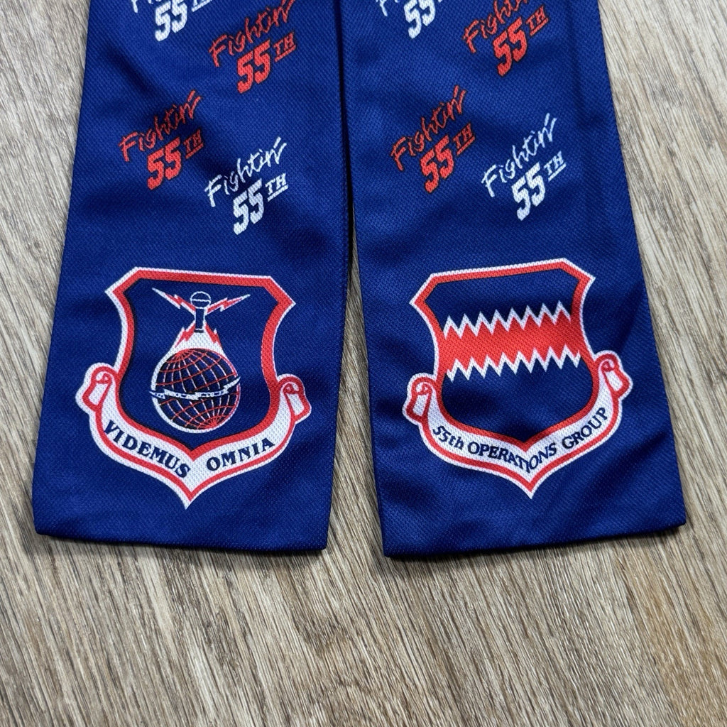 Air Force Pilot Scarf Rakkel Rama World 55th Operations Group Offutt AFB 2001