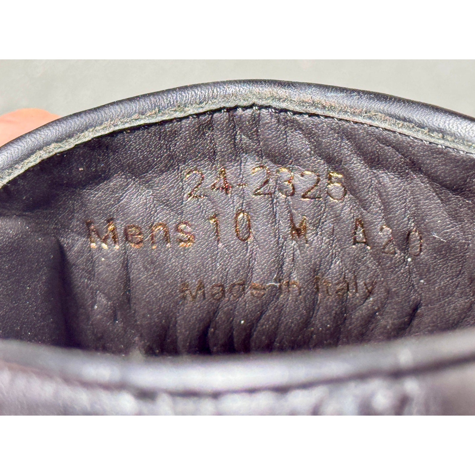 Johnston & Murphy Collection Chelsea Wingtip Boots Black Leather Italy Mens 10M