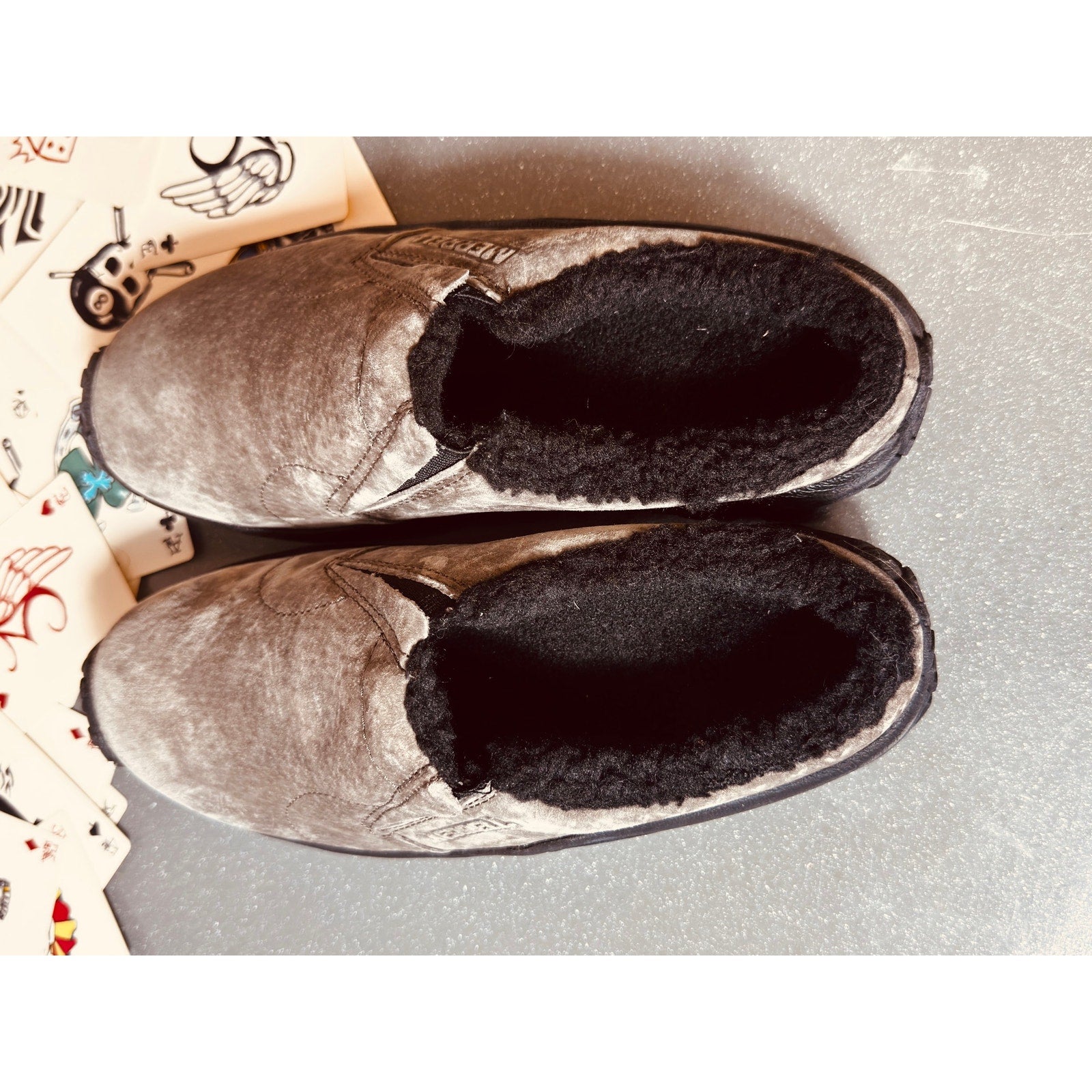 Merrell Encore Ice Winter Clogs Women’s Sz 7 Suede Fleece Lined Slip On Shoes