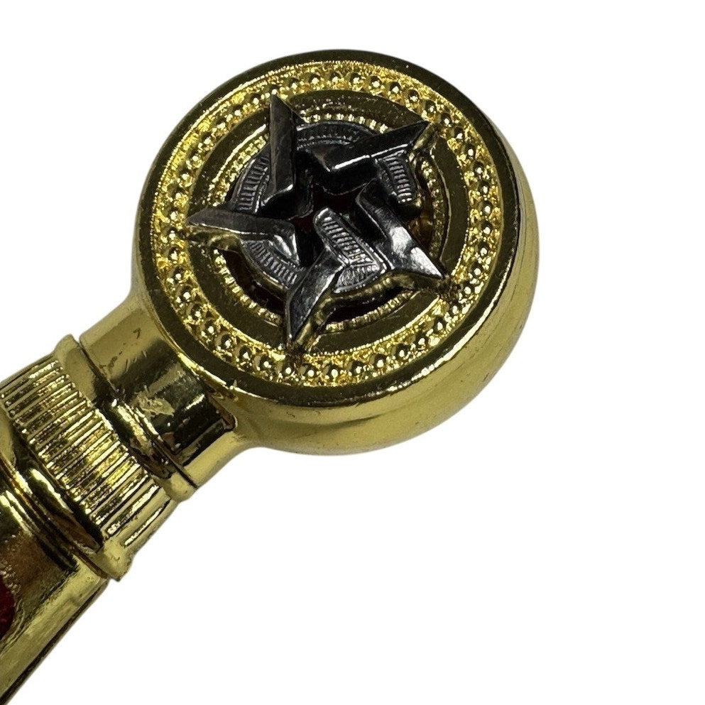 Freemason Masonic Ceremonial Dagger Sword 21.3 in Stainless, Engraved Scabbard