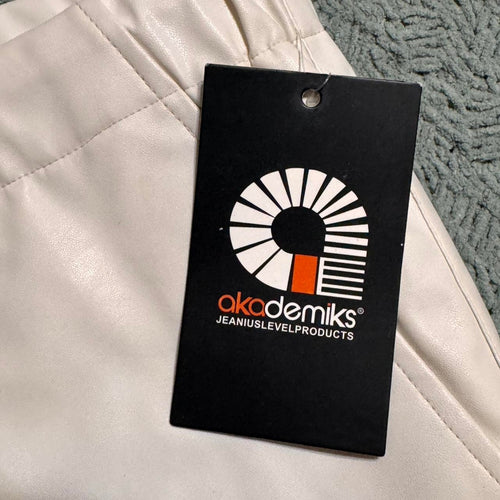 Akademiks faux leather jogger pants
