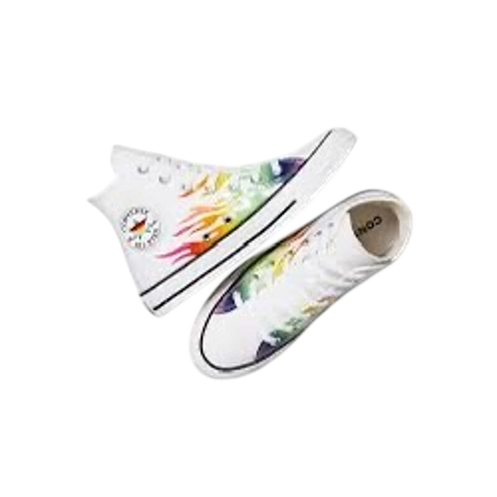 Converse Chuck Taylor All Star Pride LGBTQ Rainbow Flame High Top Men 13 A15780C