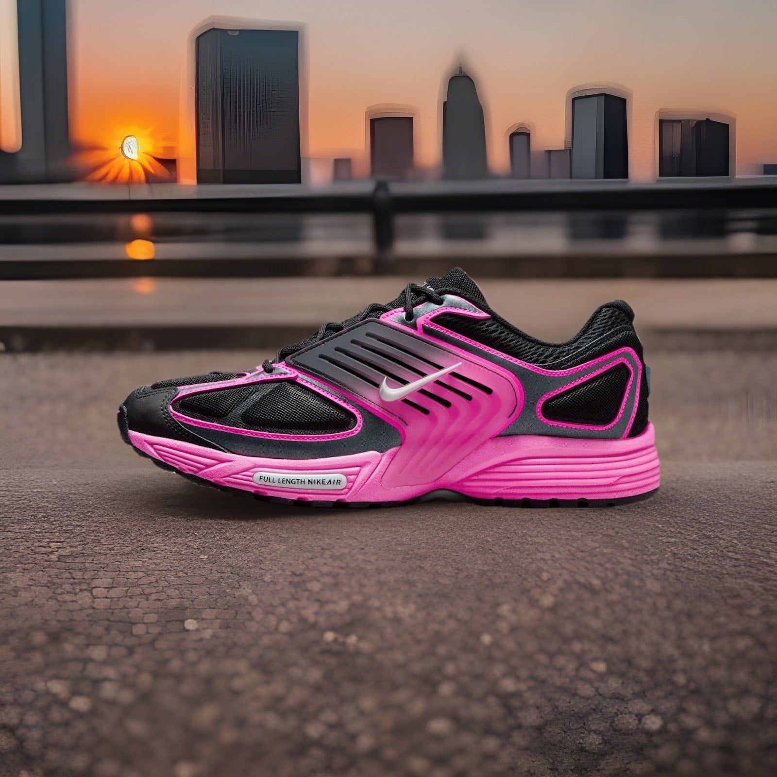 Nike Air Pegasus Wave Black Hot Pink Blast IB0612-007 Men's Sz 14 48.5 Running