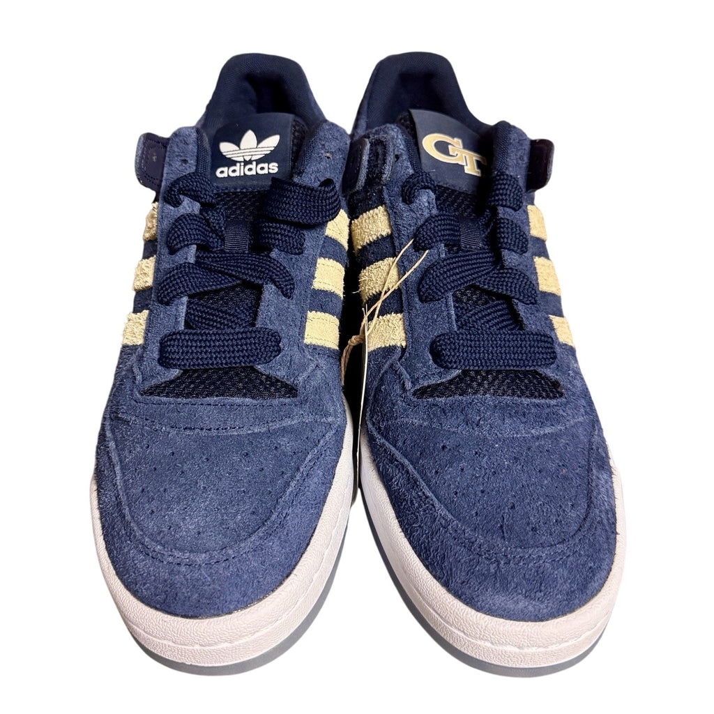adidas Forum Low CL NCAA Georgia Tech Yellow Jackets HQ7477 Men's 15 Navy Gold