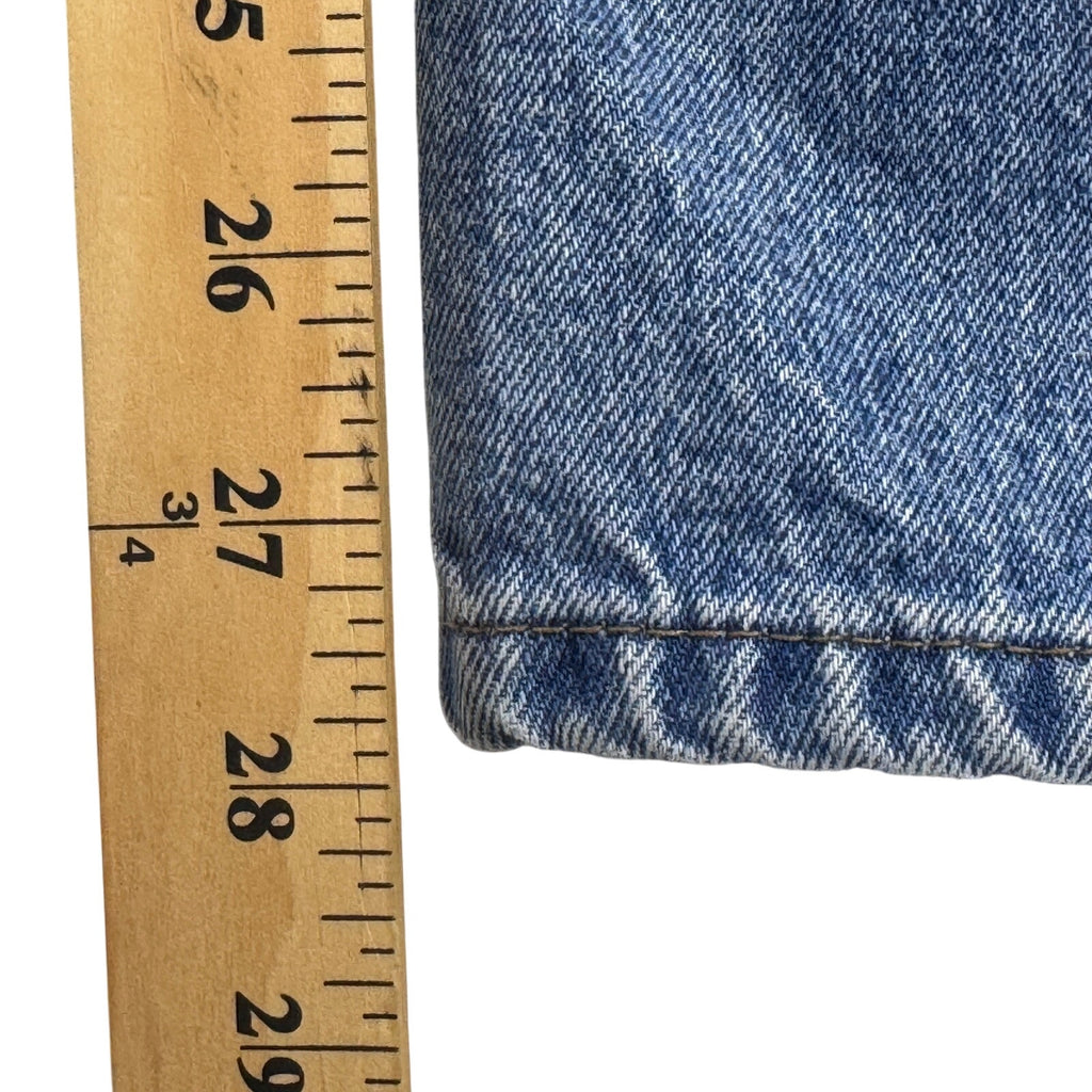 Maccoy Jeans Collection Mens 38x28 Baggy Wide Leg Y2K Skater Blue Denim 90s