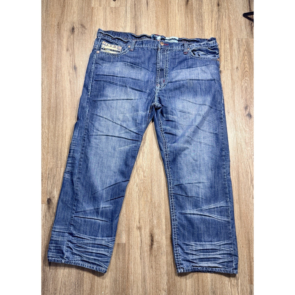 Y2K CStar by Ciano Farmer 905 Boot Cut Studded Embroidered Jeans Tag 50B 48x32