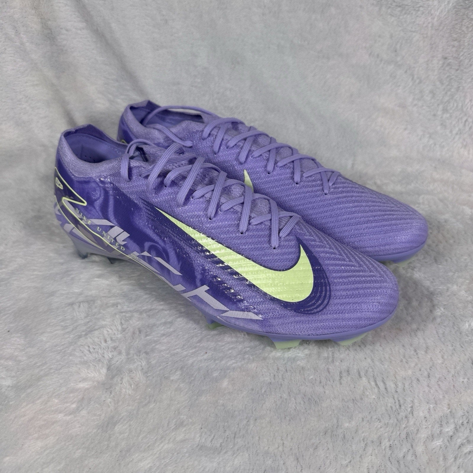 NIKE Zoom Mercurial Vapor 16 Elite FG United Pack Soccer Cleats Mens 13 Purple