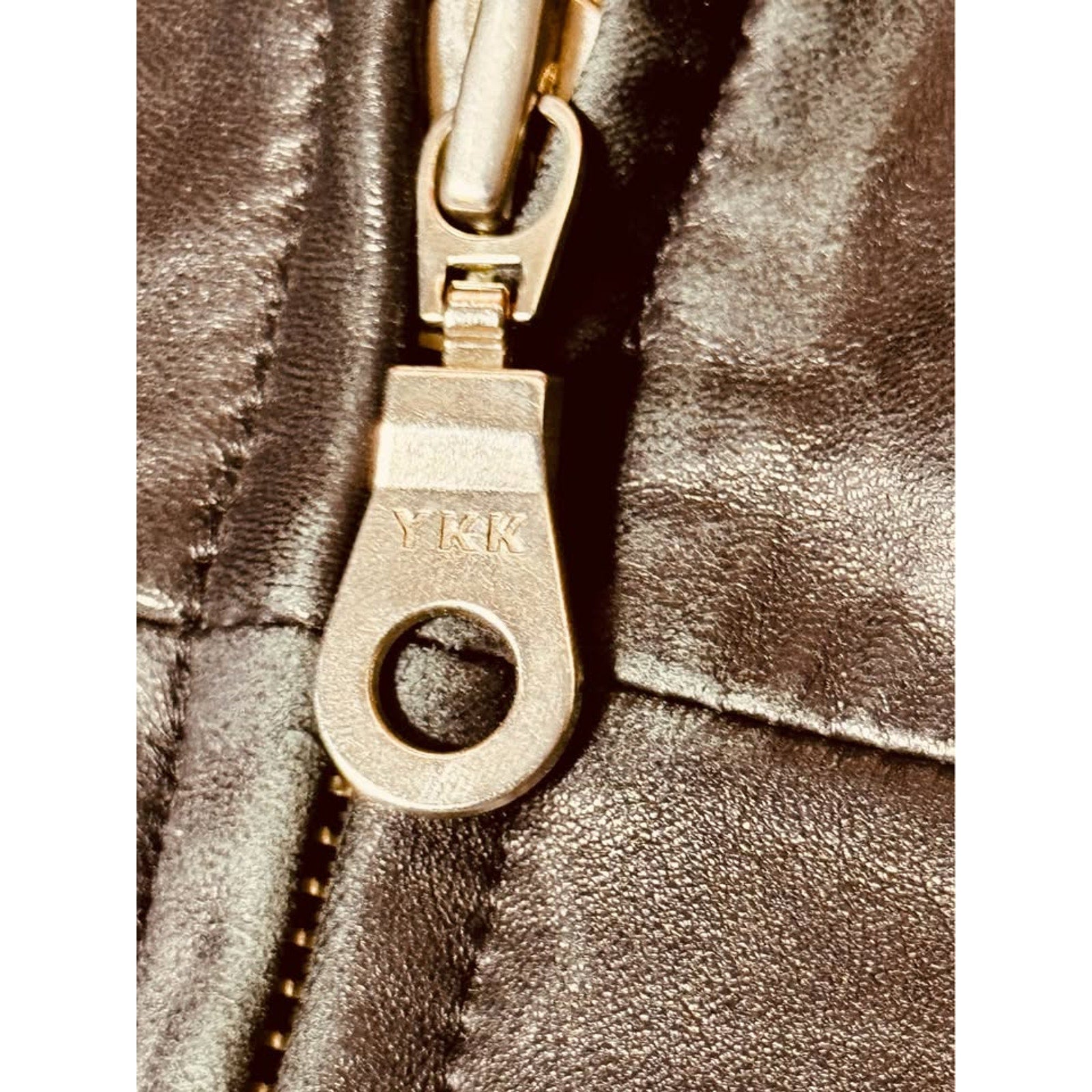 Vintage 1980s/1990s Tannery West Black Leather Bomber Jacket XL Genuine Leather