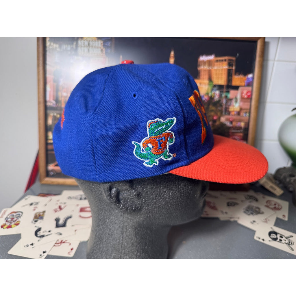 Vintage Florida Gators Snapback Hat Falcon Headwear 90s NCAA Big Logo Cap