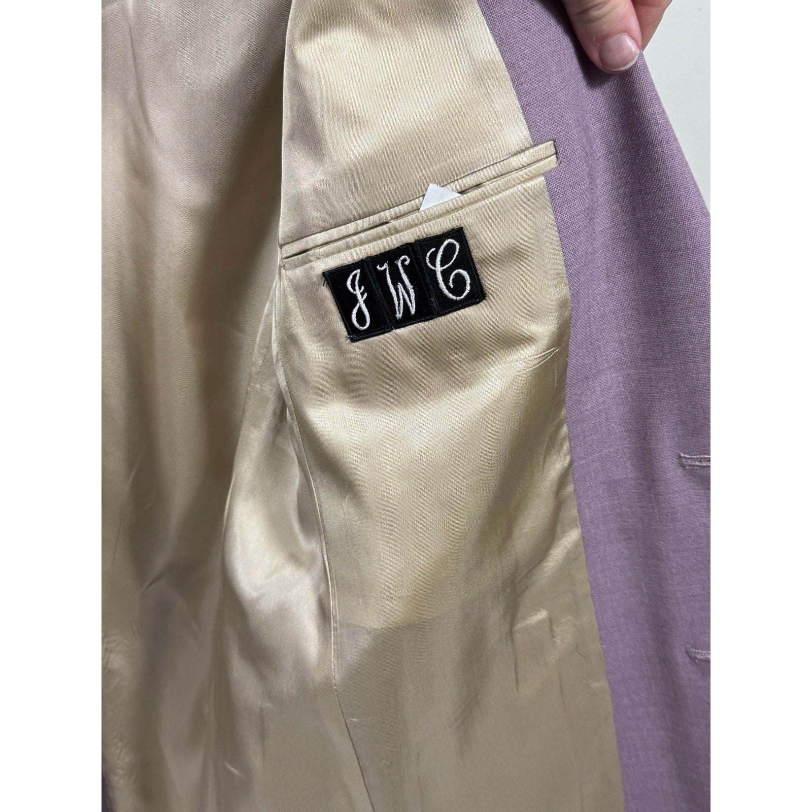 Vintage Alexander Julian Colours Lavender Blazer Sport Coat Mens USA Derby Prom